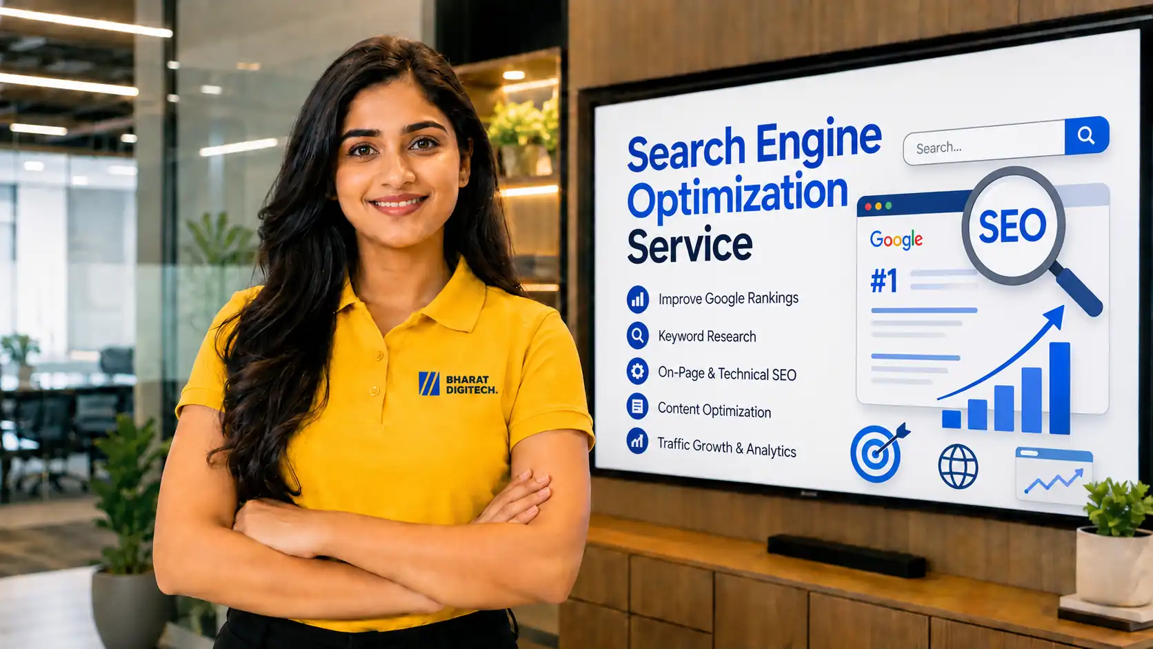 SEO Service support by Bharat Digitech